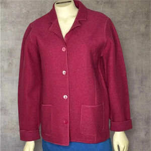 Charter Club wool sweater jacket size M